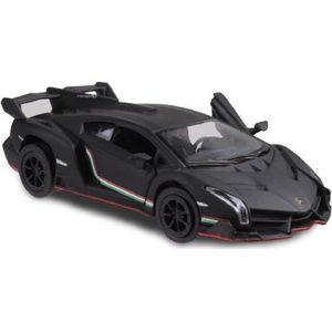 Kinsmart Sportwagen Lamborghini Veneno 1:36 Die-cast Zwart