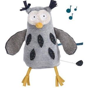 Moulin Roty Muziekknuffel Uil Les Moustaches