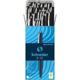 Schneider balpen - K15 - zwart - M - 50 stuks - S-3081-50