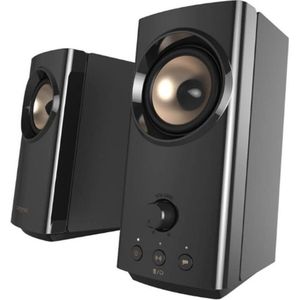 Desktop Luidsprekers - Bluetooth Computerspeakers - Surround door Sound Blaster - Bluetooth 5.0 - PC Speakers - Zwart