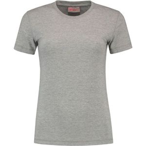 Lemon & Soda T-shirt voor dames in de kleur grijs melange in de maat S.