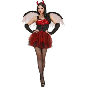 Sexy rode duivelin Halloween kostuum voor vrouwen  - Verkleedkleding - Large