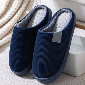 Winter Warme Bont Slippers voor Mannen en Vrouwen - Comfortabele Antislip Zachte Huisschoenen met Platte Hak - Maat 44-45 - Ideale Pantoffels voor Thuis en Slaapkamer