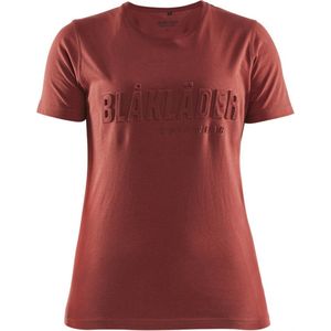Blaklader Dames T-shirt 3D 3431-1042 - Gebrand rood - XXXL