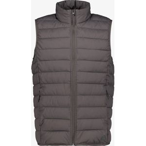 Mountain Peak heren bodywarmer grijs - Maat M - Winddicht en waterafstotend - Ademend materiaal