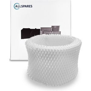 AllSpares Bevochtigingsfilter voor Luchtbevochtigers geschikt voor Philips HU4102/01 (190x130x30mm)