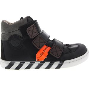 Shoesme Ur21w043 Hoge sneakers - Leren Sneaker - Jongens - Zwart - Maat 23