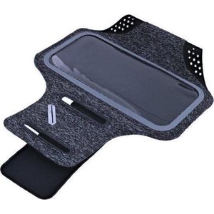 Universeel Sportarmband Fabric/Stof met Sleuterhouder voor de Motorola Moto Z3 Play