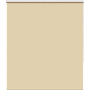 vidaXL - Rolgordijn - verduisterend - 130x175 - cm - stofbreedte - 126,6 - cm - beige