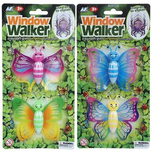 Raamloper vlinder set van 2 stuks