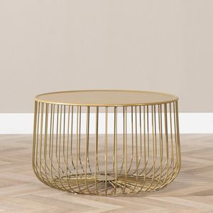 Bronx71® Salontafel Senna goud metaal