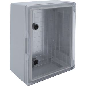 Lege Groepenkast - 400x300x195mm - Velvalux Panoboxpro - Transparant Deksel - Installatiekast - Kunststofkast - Waterdicht IP65