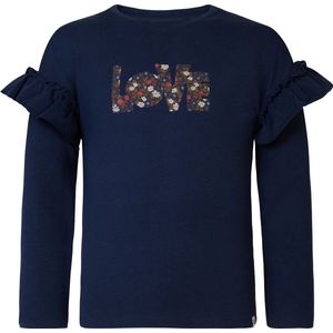 Noppies Kids Girls tee Arnett long sleeve Meisjes T-shirt - Blauw - Maat 128