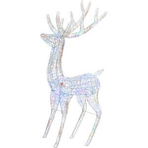 vidaXL-Kerstdecoratie-rendier-250-LED's-meerkleurig-180-cm-acryl