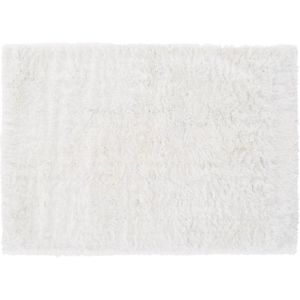Vercai Rugs Soho Collectie - Hoogpolig Vloerkleed - Shaggy Tapijt voor Woonkamer - Polyester - Wit - 80x150 cm