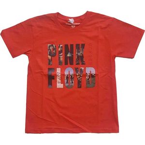Pink Floyd - Echoes Album Montage Kinder T-shirt - Kids tm 8 jaar - Rood
