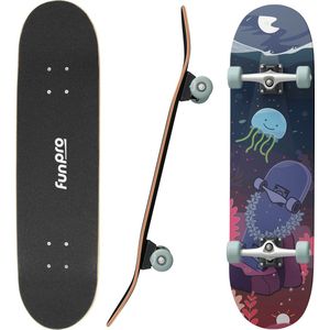 Skate 21 skateboard groot voor tieners esdoornhout coole designs