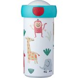 Mepal schoolbeker Campus – 300 ml – Sluit goed af – Drinkbeker voor kinderen – Animal Friends