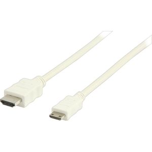 Valueline - 1.4 High Speed HDMI naar Mini HDMI kabel - 1.2 m - Wit