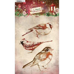 Studio Light Magical Christmas Clear Stempels Birds