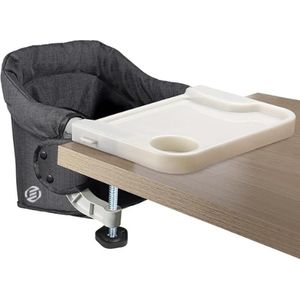 Equivera Opvouwbare Babystoel - Baby Tafelstoel - Baby Eetstoel Met Eetplank - Antislip - Eenvoudige installatie