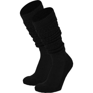 Apollo - Slobsokken Dames - Black - One Size - Huissokken Dames