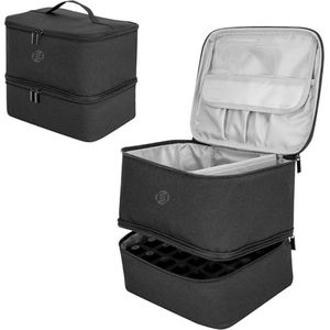 Equivera Nagellak koffer - nagelkoffer - nagelstyliste koffer - nagellak opbergen - nagellak koffer organizer