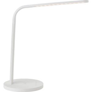 Brilliant Idelle - Bureaulamp - LED 5W geïntegreerd - Draadloos oplaadstation - Kleurkeuze 2700-6500K - Wit