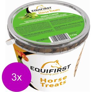 Equifirst Horse Treats Herbal - Paardensnack - 3 x 1.5 kg
