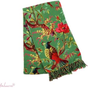 Imbarro - Hammamtowel - Hamamdoek - Saunadoek - Paradise Green - 100 x 200 cm