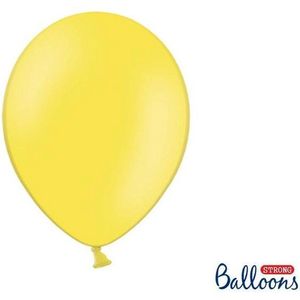 Strong Ballonnen 30cm, Pastel Lemon Zest (1 zakje met 50 stuks)