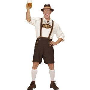 Widmann - Boeren Tirol & Oktoberfest Kostuum - Mr Skoll Beierse - Man - Bruin - XL - Bierfeest - Verkleedkleding