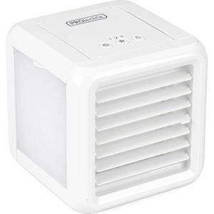 Draagbare Persoonlijke Luchtkoeler - Tot 8 Uren Koele Lucht, Antimicrobieel Filter, 3 Snelheden, LED Stemming Verlichting