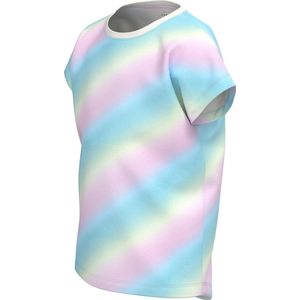 Name it t-shirt meisjes - multi - rainbow - NKFvigga - maat 116