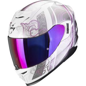 Scorpion Exo 520 Evo Air Fasta White-Purple XXS - Maat XXS - Helm