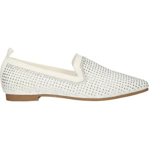 La Strada Witte loafer met steentjes dames - maat 38