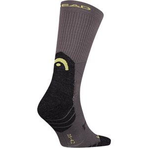 HEAD - Hike crew blk/yellow unisex - wandelsokken - unisex - zwart/geel - maat 43-46