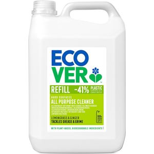 Ecover Allesreiniger Voordeelverpakking 5L - Ecologisch, Reinigt & Ontvet - Citroengras & Gember Geur