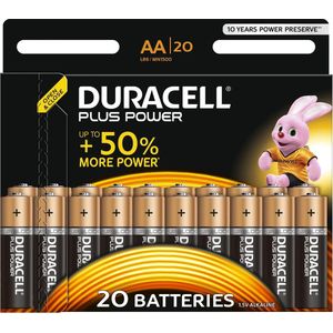 Duracell AA Plus Power - 20 stuks