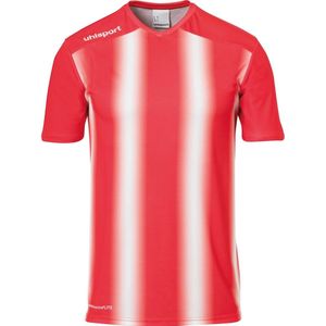 Uhlsport Stripe 2.0 Shirt Korte Mouw Kinderen - Rood / Wit | Maat: 152