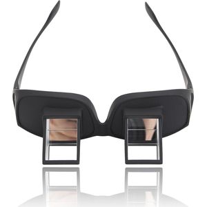 Horizontale HD-bril Prisma Periscoop Ligbril - voor Lezen en Tv Kijken in Bed Unisex