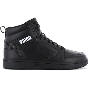 Puma Rebound V6 Mid - Heren Sneakers Basketbalschoenen Zwart 392326-12 - Maat EU 43 UK 9