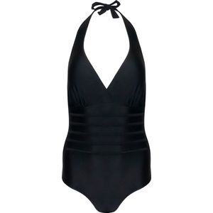 MAGIC Bodyfashion Halter Swimsuit Dames Badpak Zwart - Maat L