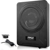 Pyle Subwoofersysteem - Compacte Actieve Onderzit- Auto Subwoofer 600 Watt- Ingebouwde Versterker