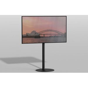 TV vloerstatief Gate 100 Design Tv standaard Trendy Zwart Staal 19-40” - VESA 400x400