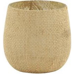 Theelicht diameter 10 x 10 cm Sisco jute natural Light & Living