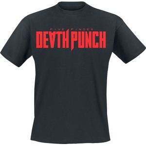 Five Finger Death Punch Afterlife Kanji T-shirt zwart S Katoen Heren - Band merch, Bands