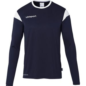 Uhlsport Squad 27 Voetbalshirt Lange Mouw Kinderen - Marine / Wit | Maat: 140