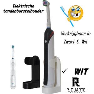 kwalitatieve Elektrische tandenborstelhouders WIT 1 stuk zonder boren geschikt voor Oral B Toothbrush Zelfklevend hangende houder voor elektrische tandenborstels tandenborstelhouder- standaard accessoire