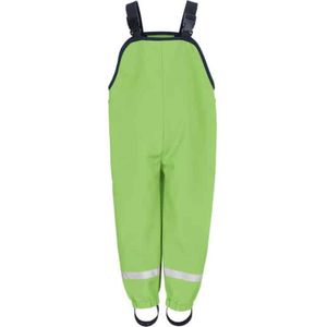 Playshoes - Softshell broek met bretels voor kinderen - Groen - maat 80cm